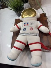 Astronaut Plush Backpack 20  Space Suit Gold Helmet NASA Style Kids Bag Toy Gift