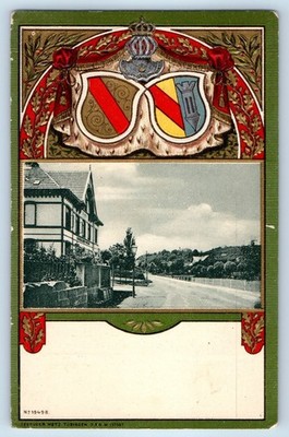 Baden-Württemberg Germany Postcard Metz Brothers Tubingen c1930's Vintage