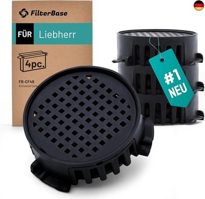 Aktivkohlefilter 4 Stück passend für Liebherr 9096342, 9881116, 7440006, 9882304