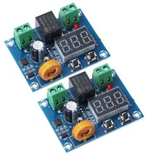 2 PCS 12V36V DC Voltage Protection Module Digital Low Voltage Protector