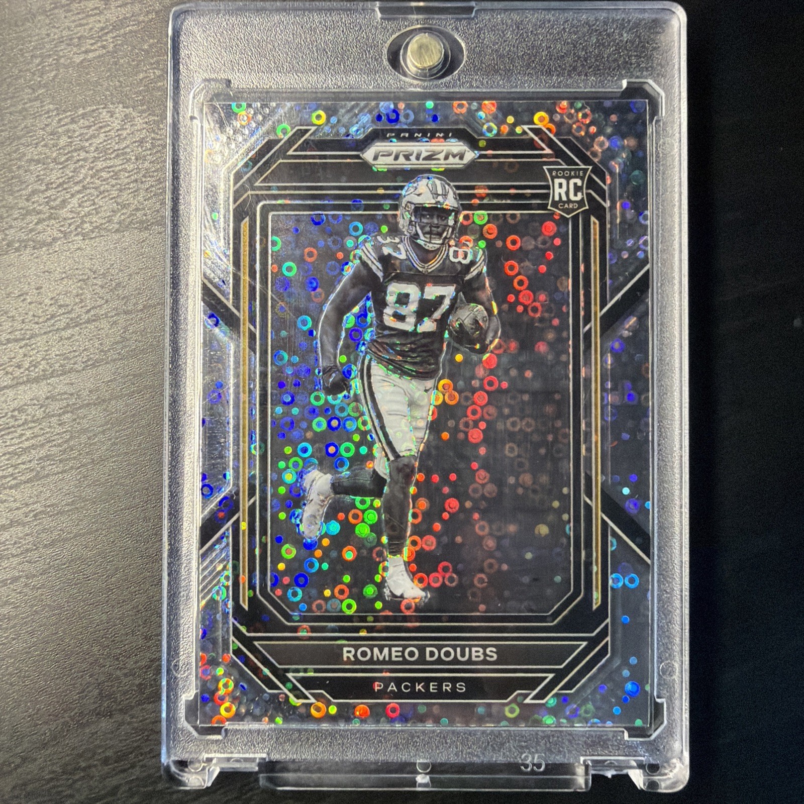 2022 Panini Prizm - Rookie Variation Romeo Doubs #337 No Huddle Prizm (RC)