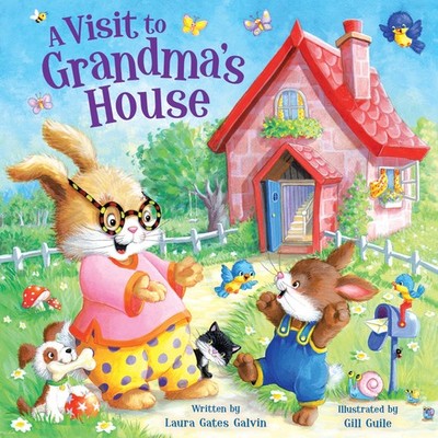 A Visit to Grandma's House - Story-time Rhyming Board Book for Toddlers, Age...