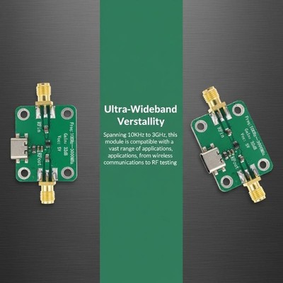 10KHz-3GHz RF Low Noise Amplifier Module Medium Power LNA RF Broadband Board