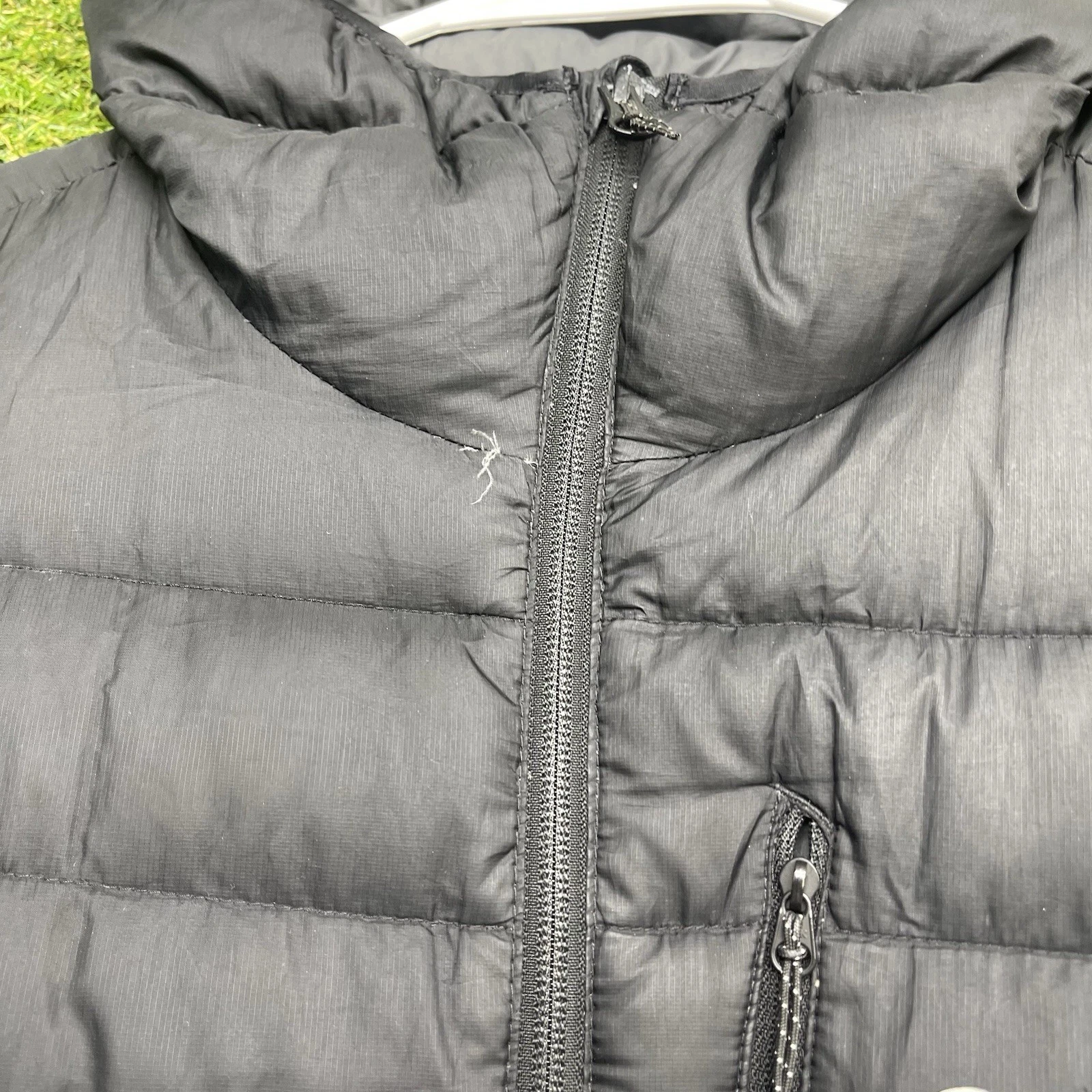 Eddie Bauer EB650 Down Puffer Jacket Mens Large Hooded Zip Up Winter Gorp - product detail image 12