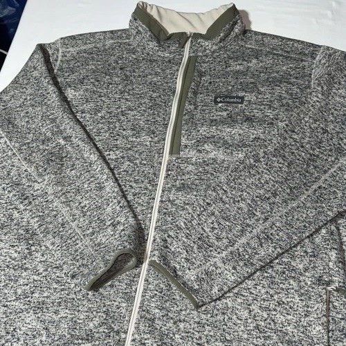 Columbia Jacket Mens 5XL Big Sweater Weather Full Zip Tech F
