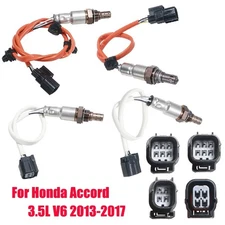 Set of 4 NEW O2 Oxygen Sensor Up+Downsream For Honda Accord 3.5L V6 2013-2017 US