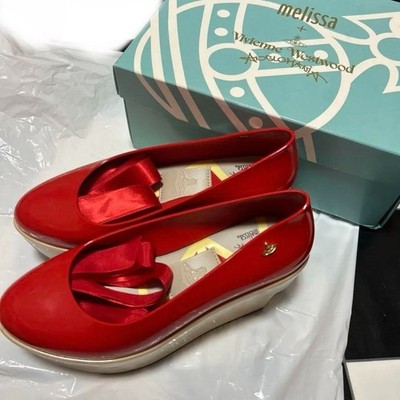 Vivienne Westwood Women's Rocking Horse Ballerina Shoes Red Strap