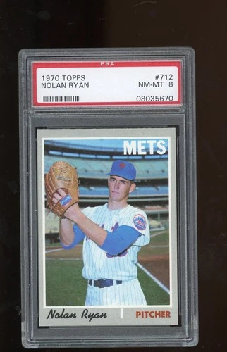 1970 Topps Nolan Ryan #712 PSA 8