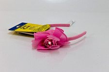 Build A Bear Pink Poof Headband NWT RETIRED BWAB Tulle Sequins Flair