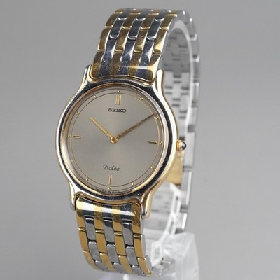 時計 SEIKO DOLCE SGP30 9530-6000 SUWA SEIKO Dolce QUARTZ Vintage 1987 9530-6000 Men's Watch 31mm New