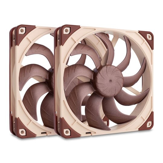 Noctua NF-A14x25 G2 PWM Sx2-PP 1500RPM 140mm Next Gen Push-Pull Fan Set - Image 3