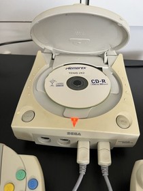 SEGA Dreamcast Console w/ Two Controllers, Memory Card and Cables Tested Working