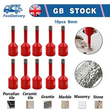 SHDIATOOL 8mm Diamond Drill Core Bit Ceramic Tile Marble Hole Saw Grinder Cutter