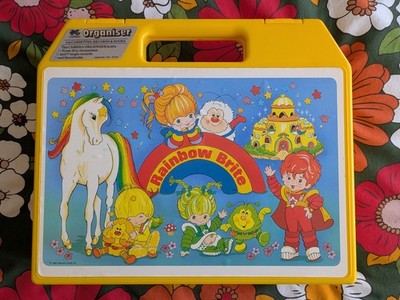Cambra Rainbow Brite Vintage Cassette Tape and 7'' Carry Case 1983 Hallmark
