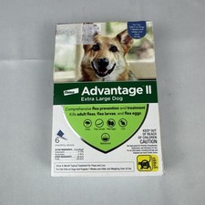 Elanco Advantage II Extra Large Dog Over 55 Lbs 6 Doses Topical Flea Treatment