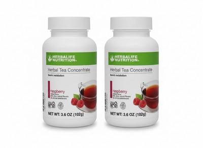 Herbalife herbal tea concentrate Raspberry/Peach/Original  3.6 oz