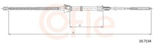 Bremsseil Seilzug Feststellbremse COFLE 92.10.7134 für VW LUPO 1 6X1 6E1 TDI 16V