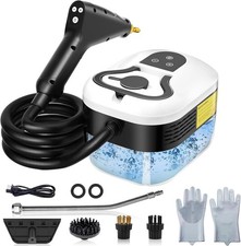 2500W Handheld Steam Cleaner 105°C, 6 Steam Levels, 1200ml Tank, 4 Attachments