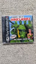Army Men Sarge's Heroes (Sony PlayStation 1 PS1, 2000) Complete CIB Black Label