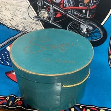 Vintage Sonni San Francisco Green Gold String HATBOX 