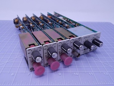LOT OF 6 HONEYWELL 1883A-MPD AMPLIFIER PLUG IN CARDS AND LOW DIFFERENTIAL AMPLIF