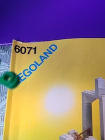 LEGO 6071 Legoland Forestmen&rsquo;s Crossing  W/ Manual  retired set Incomplete 1990 