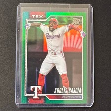 🔌IU 2026 TOPPS SERIES 1 BASEBALL GREEN RAINBOW FOIL /99 ADOLIS GARCIA