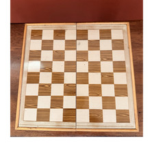 Wooden Portable Folding Chess Set with Pieces...