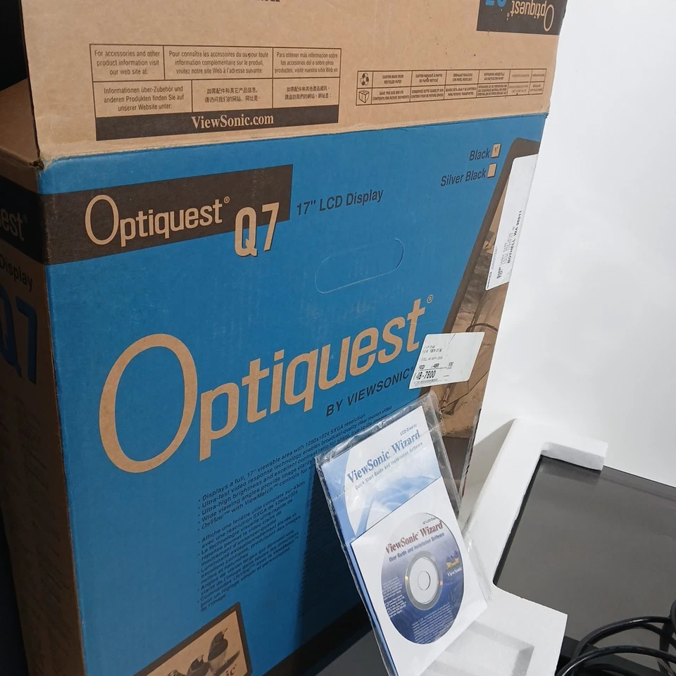 Optiquest Q7 VS10807 17" Monitor Display In Box - Image 4 of 4