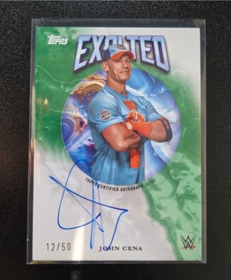 2025 WWE Topps Exalted Autographs John Cena EXA-JOH /50