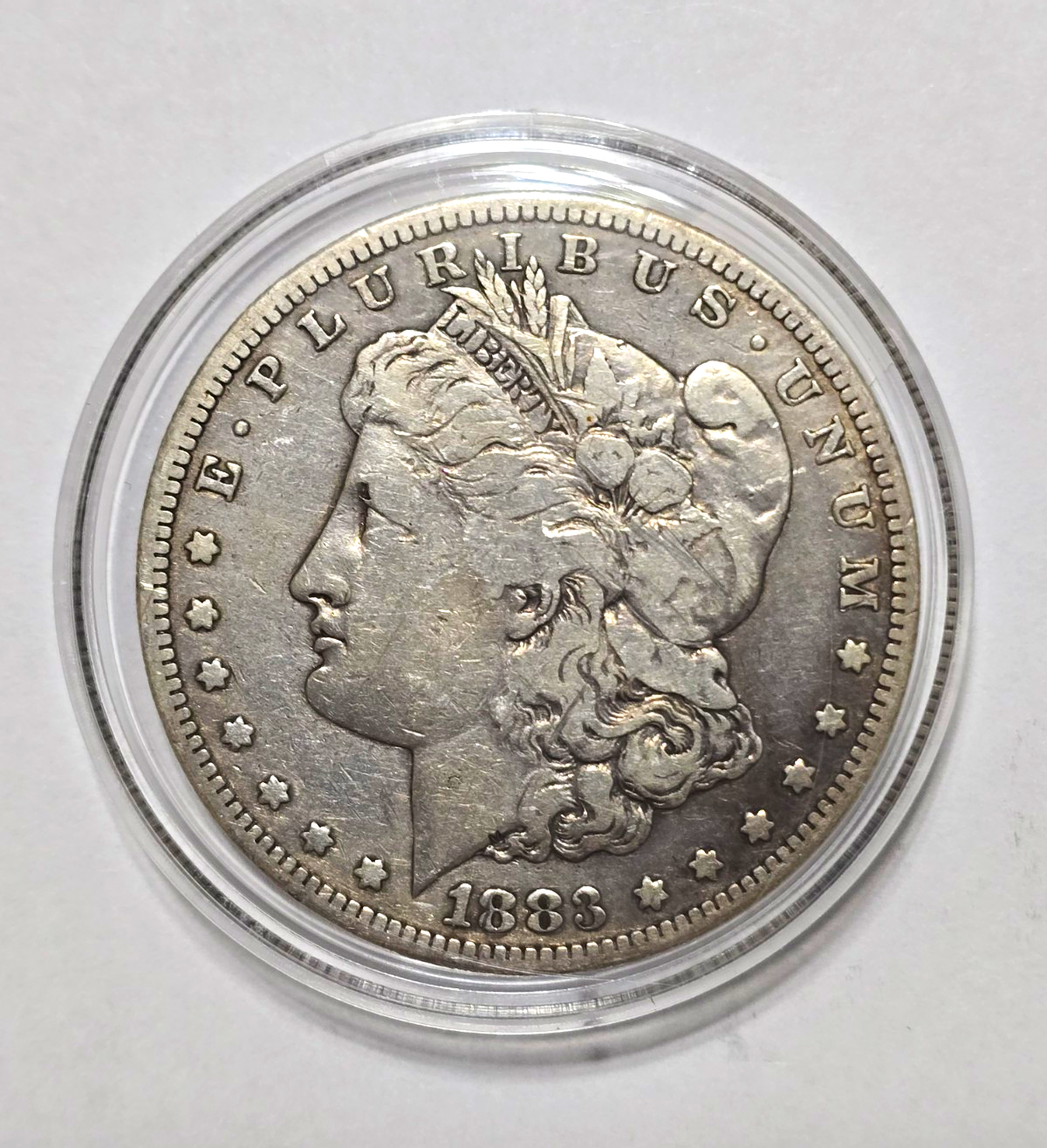 Morgan Silver Dollar $1 1883-S Business Strike Silver Composition 0.900 Fine