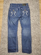 Pascucci Jeans Damen Gr.40 Blau Low Waist Boo...