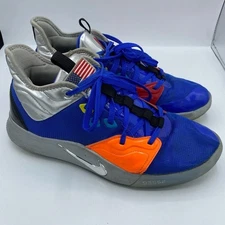 Nike NASA X PG 3 'Apollo 14' Sneakers | Blue | Men's Size 11