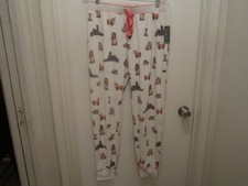 P.J. Salvage NWT Pajama Lounge Pants Dogs Wearing Pajamas Print Size LARGE NWT