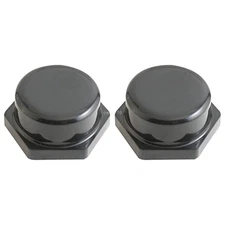 2 Pack NMO Cap HAM Radio Antenna Mount Dust Weather Rain Cover W/ O Ring Seal