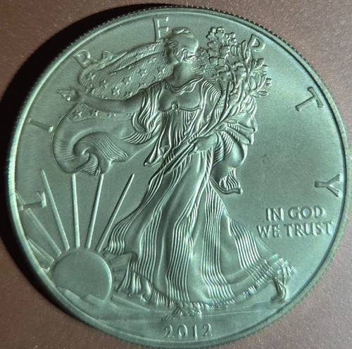 2012 American Silver Eagle $1 BU 1 oz .999 Fine Silver Bullion