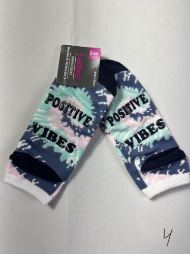 Calze Taglio Basso TIE DYE Gripper Sox con Vibrazioni Positive Impugnature Antiscivolo Donna 9-11 - Foto 1 di 1