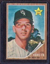 1962 Topps Baseball Card #479 Joe Horlen, Chicago White Sox, VG-EX!