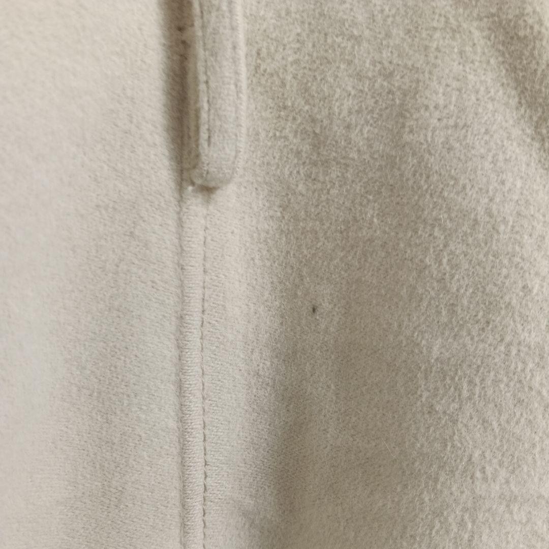 Burberry Double-Breasted Coat Outerwear Ivory Wool Angora Size 40 For Women thumbnail 16