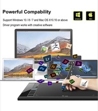 Graphic Drawing With 8 Hot Keys for Paint, Design, Art Creation, Sketch, Black