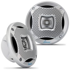 Pyle LANZAR 5.25  Marine 2-Way Speakers - Water Resistant 5.25-Inch, Silver