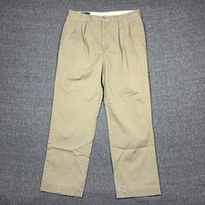 Polo Ralph Lauren Andrew Pants Men  s 36x32 Classic Chino Khaki Vintage Y2K