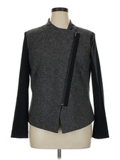 Worthington Women Gray Blazer XL