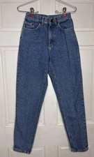 Vintage 80s Lee Mom Jeans Tapered Made in USA Medium Wash Women's Size 5