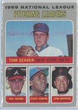 1970 Topps  NL Pitching Leaders #69 All 4 Hall of Famers! EX