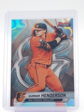 GUNNAR HENDERSON 2025 BOWMAN'S BEST AQUA LAVA REFRACTOR /199 #36 ORIOLES Q2045