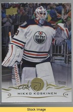 2018-19 Upper Deck Silver Foil Mikko Koskinen #325 READ 0vd8