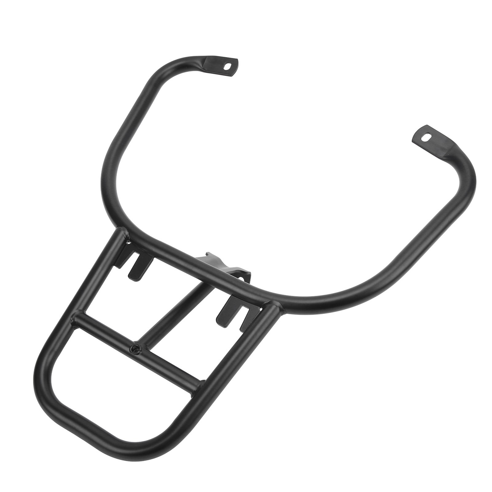 Motorcycle Rear Handrail Rack Luggage Case Holder Black Replacement For Vesp BL