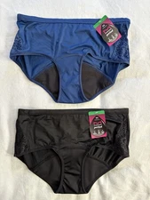 NEW Maidenform Moderate Period Hipster Panty Multi 2 Pair Women’s Large DMLBSM