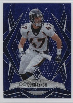 2025 Panini Phoenix Blue Lazer 5/75 John Lynch #131 HOF 1k9t